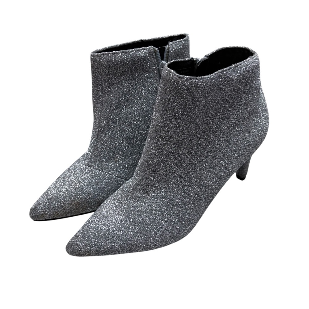 Vero Moda Shimmering Gray Ankle Boots